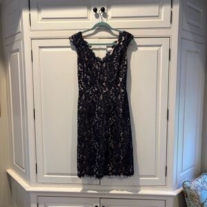 Eliza J Black Lace Dress 10 EUC